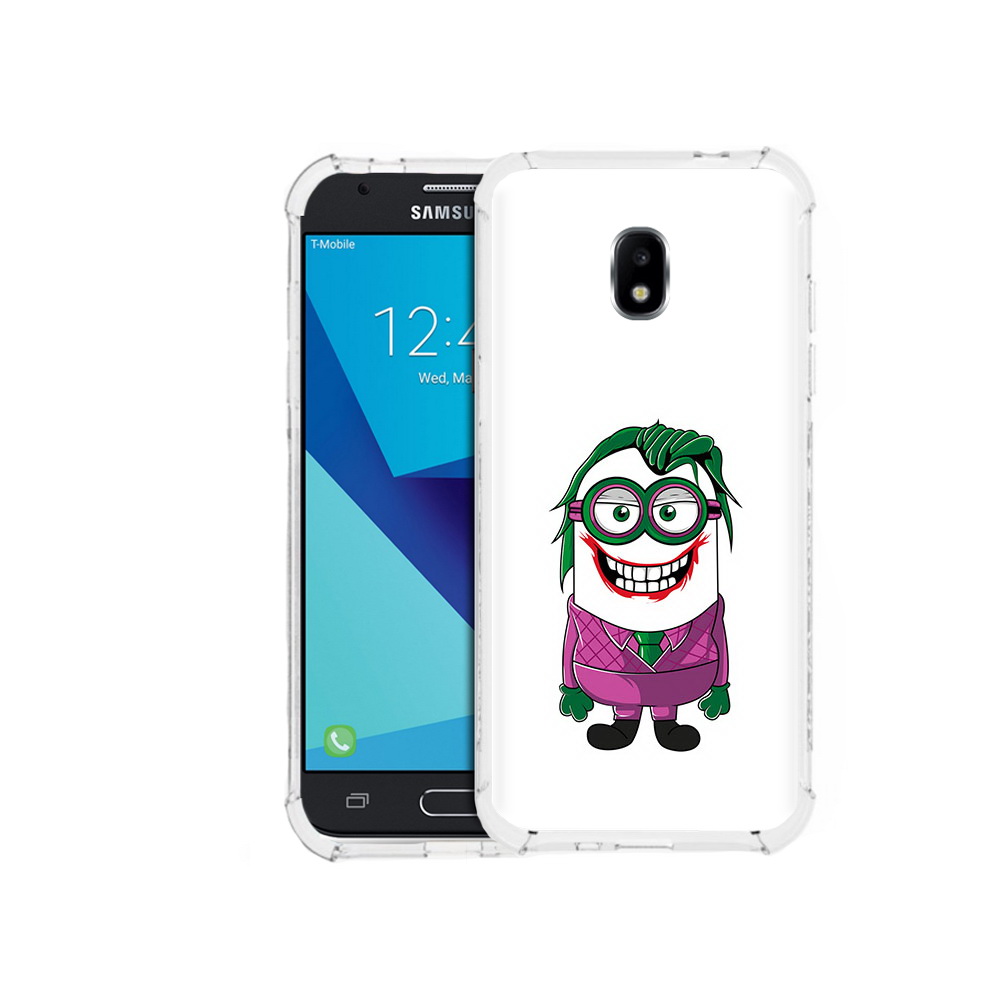 

Чехол MyPads Tocco для Samsung Galaxy J3 (2017) джокер миньон (PT74067.575.322), Прозрачный, Tocco