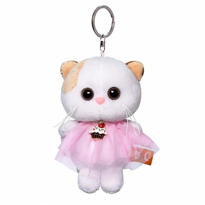 

Мягкая игрушка-брелок Кошечка Ли Ли в платье 12 см