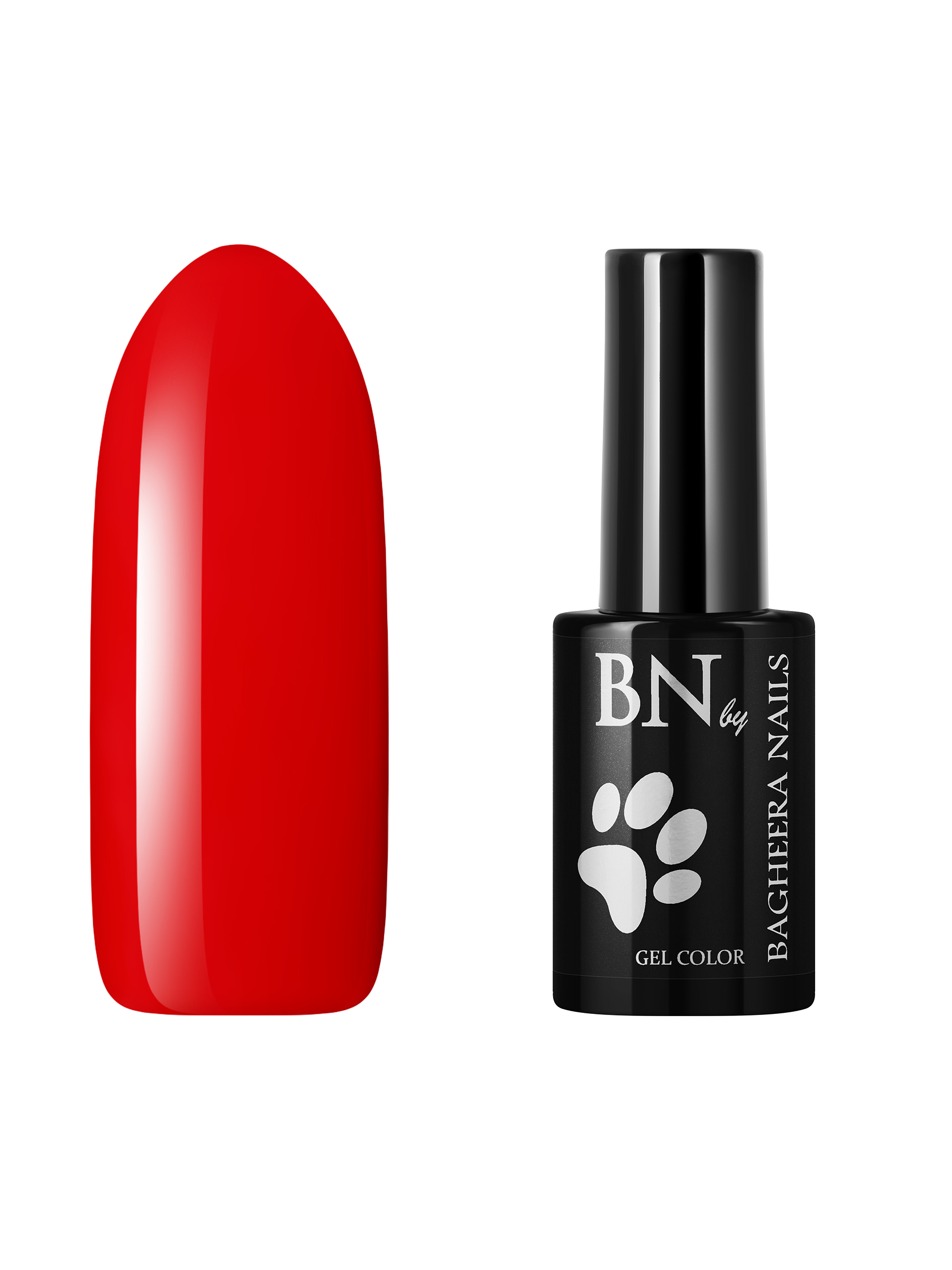 

Гель-лак для ногтей Bagheera Nails Red BN Red red-003 профессиональный, 10 мл
