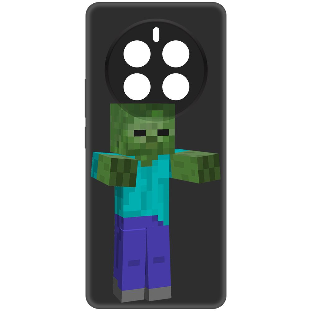 

Чехол-накладка Krutoff Soft Case Minecraft-Гигант для Realme 12 Pro 5G черный