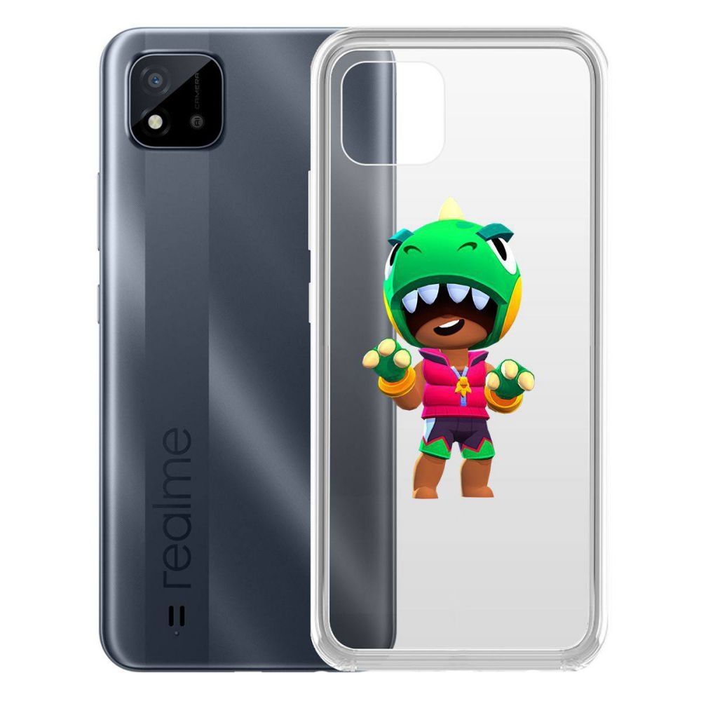 

Чехол-накладка Brawl Stars-Дино Леон для Realme C11