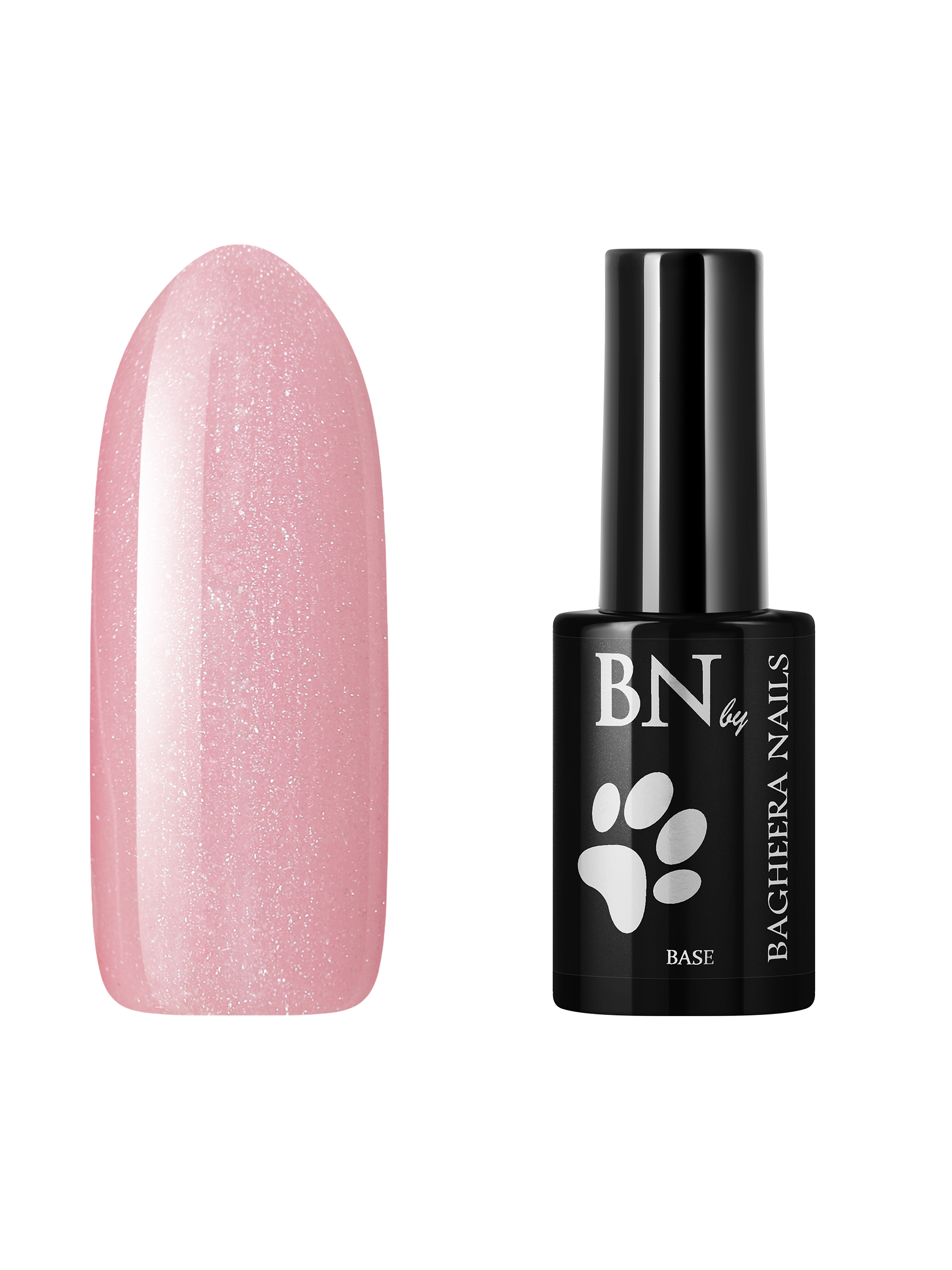 

База для гель лака Bagheera Nails Irish Cream bc-021 камуфлирующая, с шиммером, 10 мл
