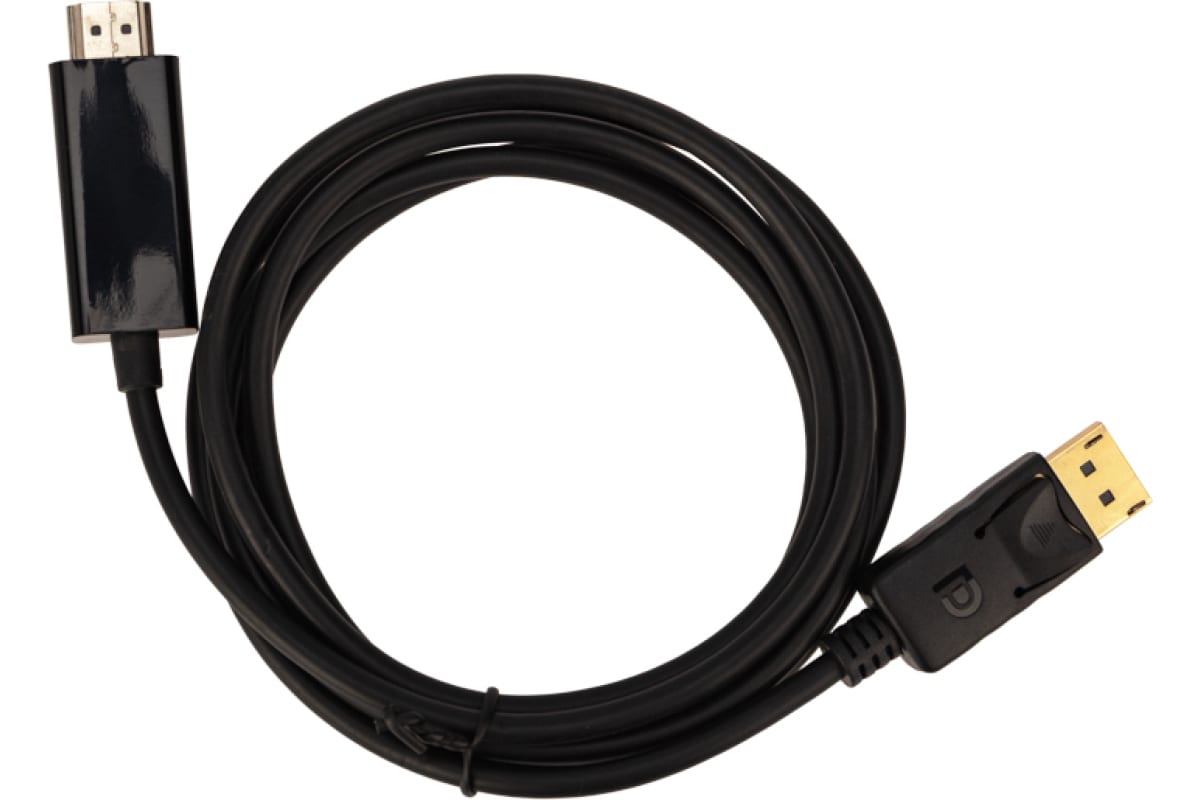 

Кабель Rexant DisplayPort - HDMI вилка-вилка 1.8м (17-6502) черный