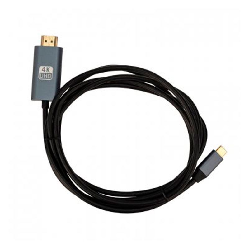 Кабель Rexant USB Type-C - HDMI вилка-вилка 2м (17-6402) черный