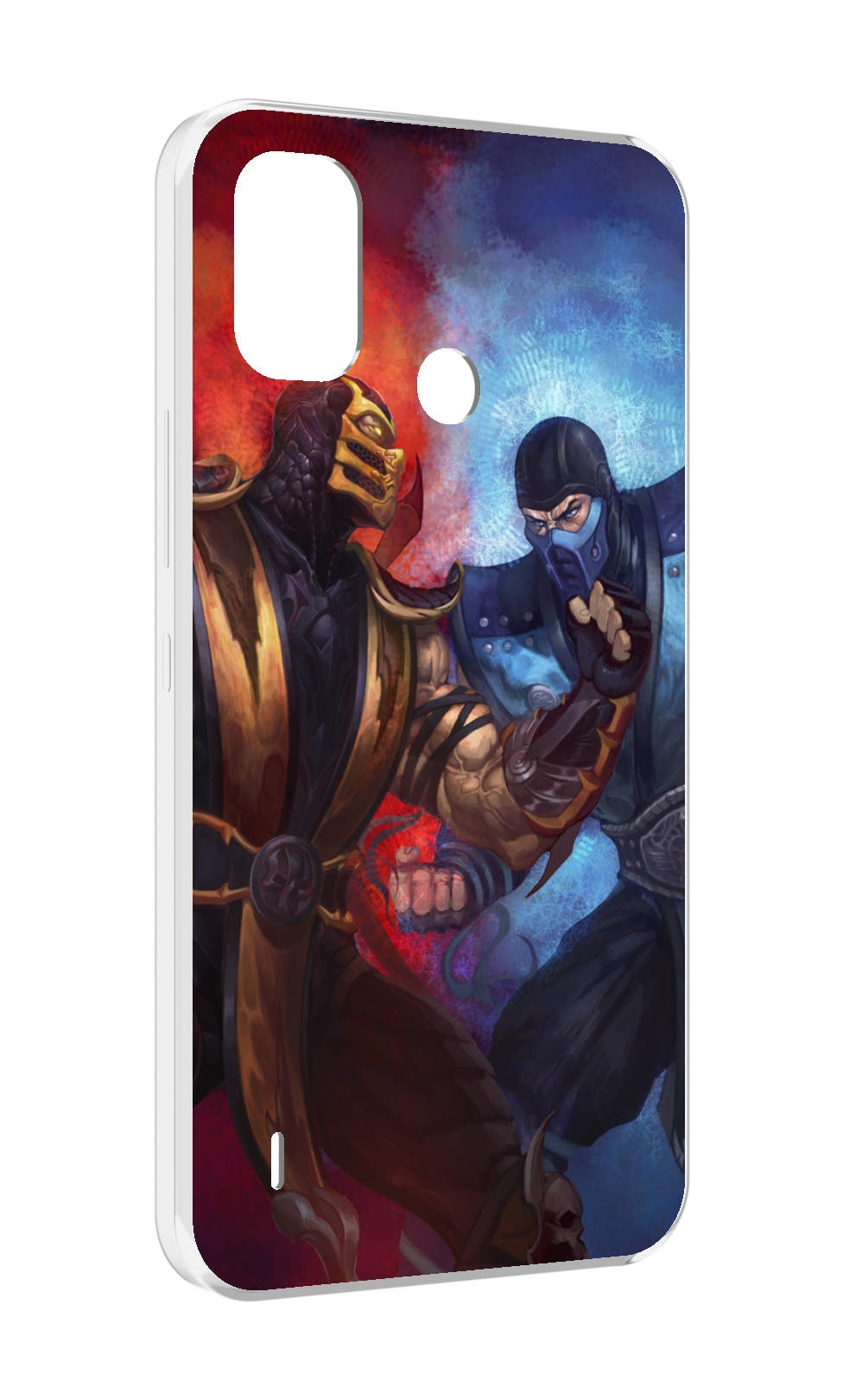 

Чехол MyPads Mortal Kombat art для Itel A48, Прозрачный, Tocco