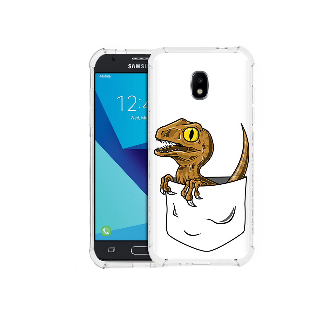

Чехол MyPads Tocco для Samsung Galaxy J3 (2017) динозавр в кармане (PT74067.575.327), Прозрачный, Tocco
