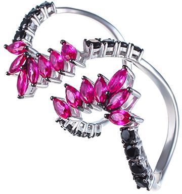 

Кольцо женское Джей Ви SR-B02243BC р.19.5, SR-B02243BC