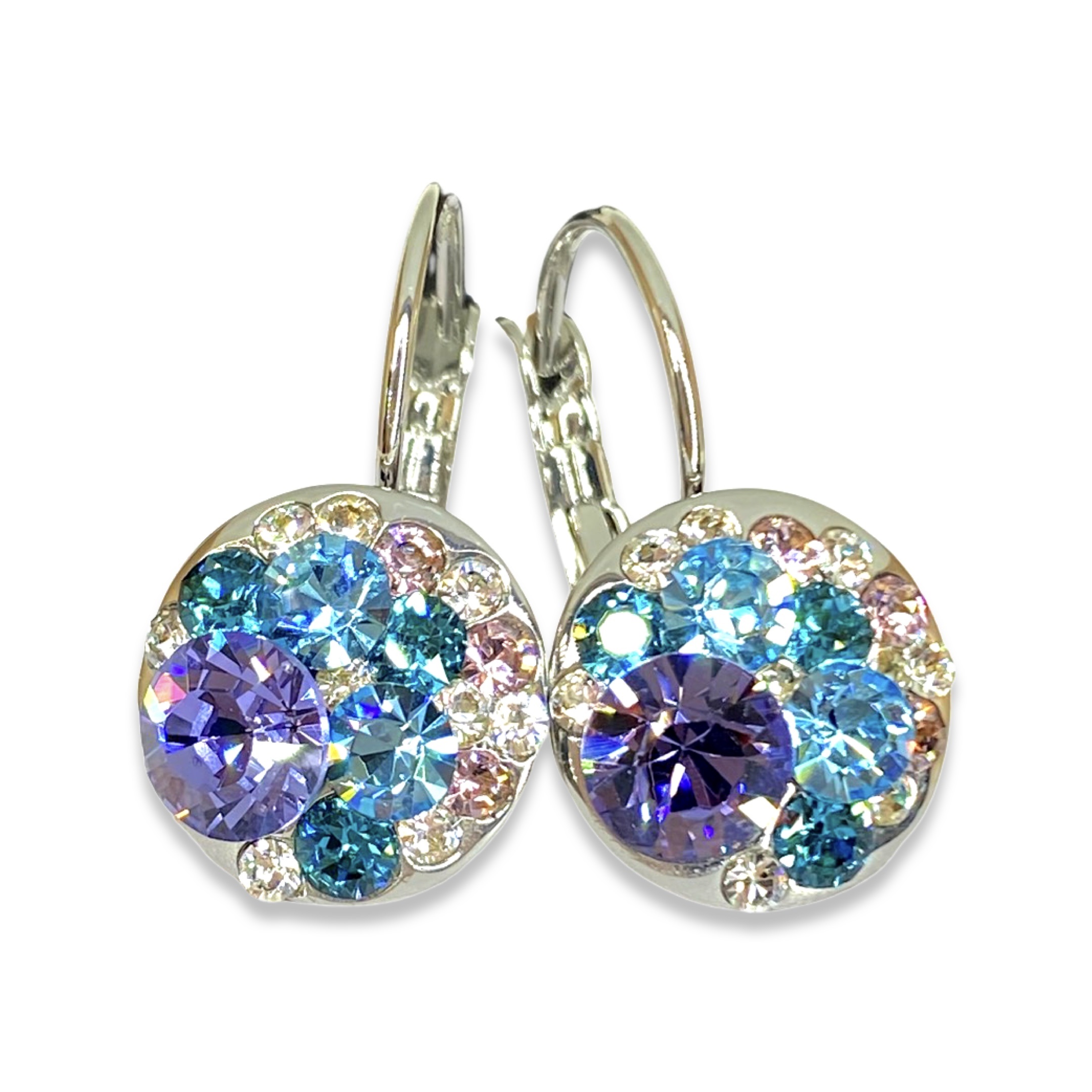 

Серьги из бижутерного сплава с swarovski Amante crystal 1908, 1908