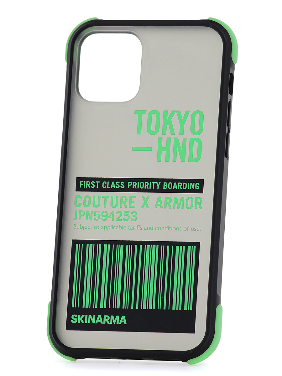 Чехол на Apple iPhone 12 / 12 Pro Skinarma Bando Sheer Green