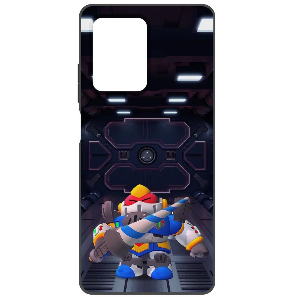 

Чехол-накладка Софт Brawl Stars - Паладин Вольт-Меха для Xiaomi Redmi Note 12, Черный
