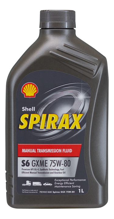 фото Трансмиссионное масло spirax s6 gxme 75w/80 1l shell
