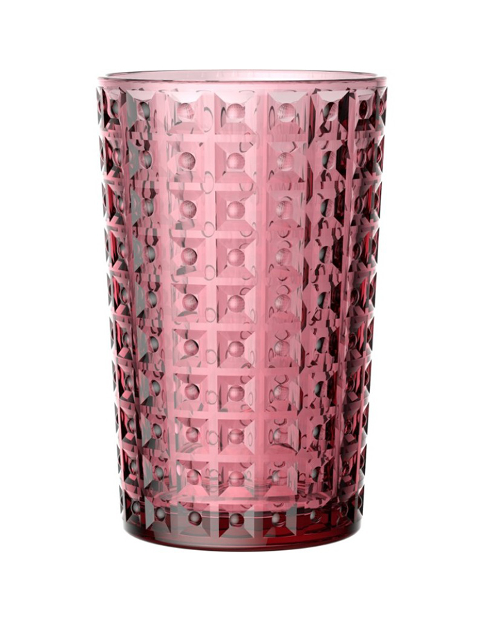 Стаканы 6 шт Glassware Куб, стеклянные, 340 мл, фиолетовые, 112174]RSW