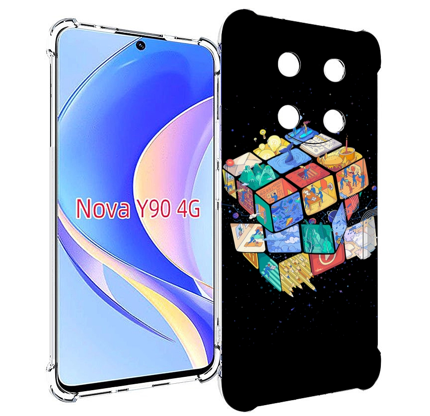 

Чехол MyPads Кубик-Рубика для Huawei Nova Y90 (CTR-LX1) / Enjoy 50 Pro, Tocco