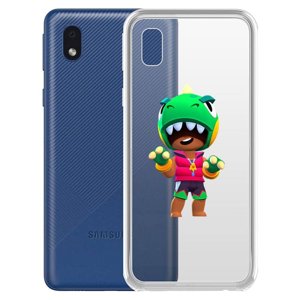 

Чехол-накладка Brawl Stars-Дино Леон для Samsung Galaxy A01 Core (A013)