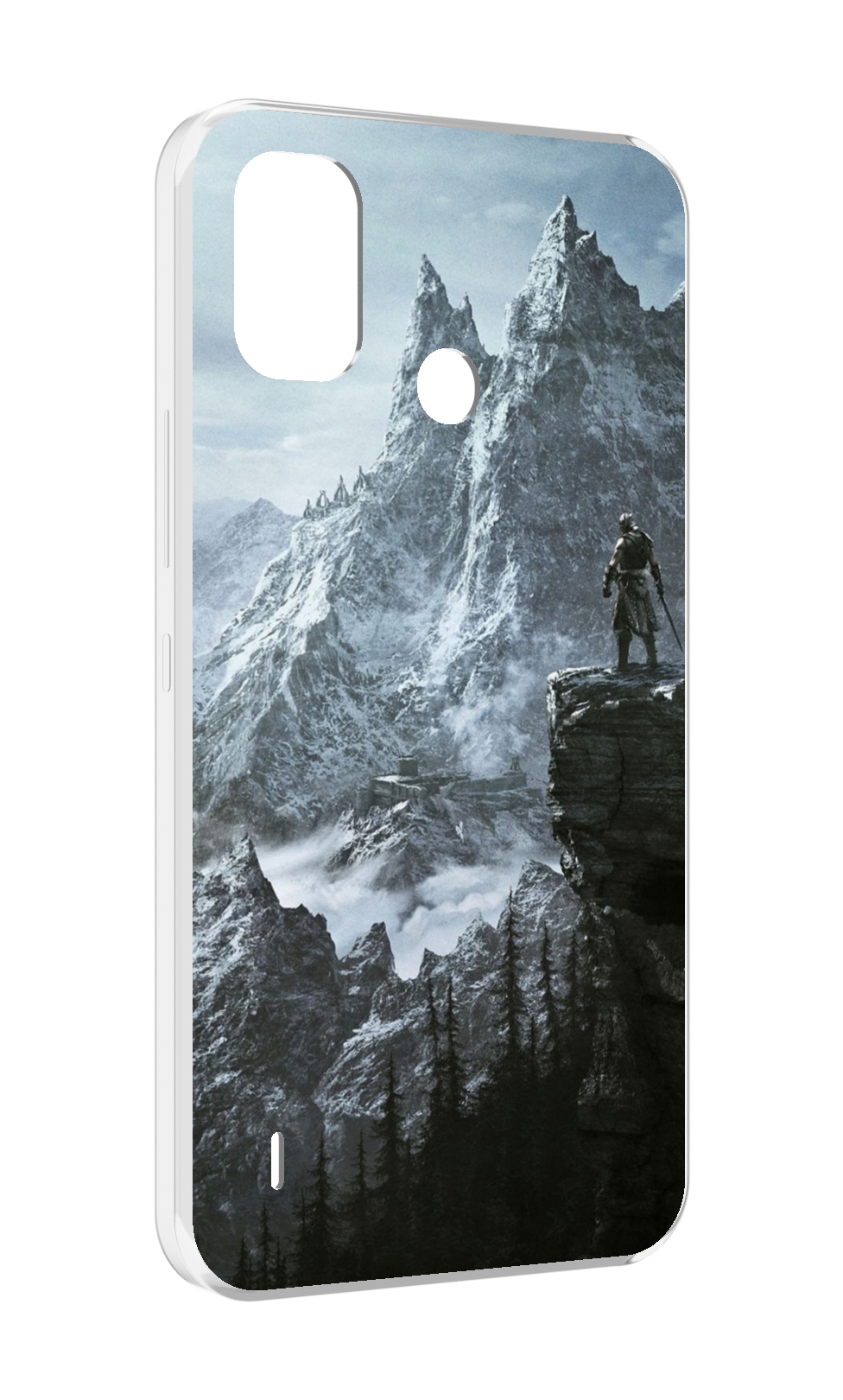

Чехол MyPads The Elder Scrolls V Skyrim для Itel A48, Прозрачный, Tocco