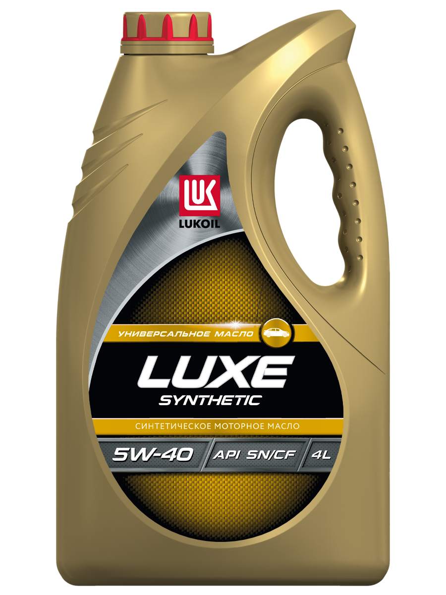 Моторное масло Lukoil синтетическое Люкс SL/CF 5W40 4л