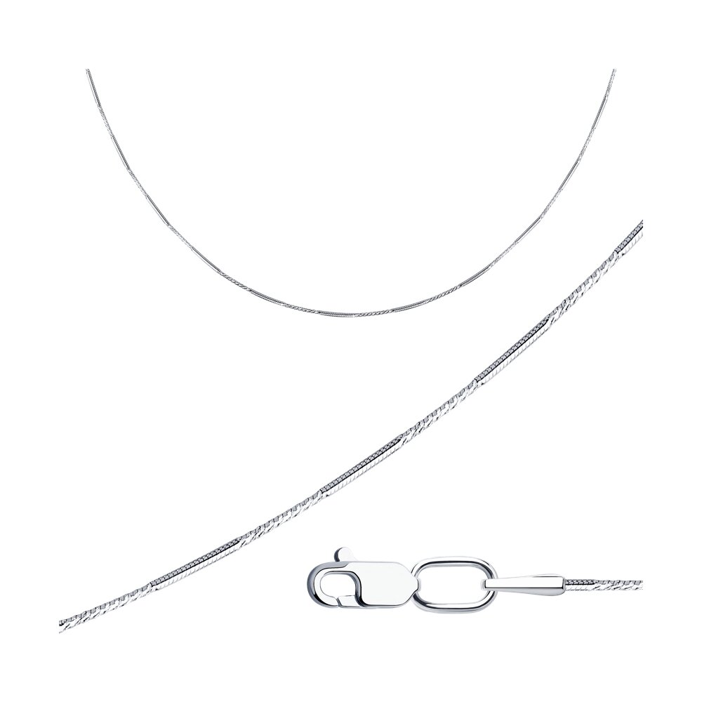 

Цепочка из серебра 50 см SOKOLOV 968010300-32, 968010300-32