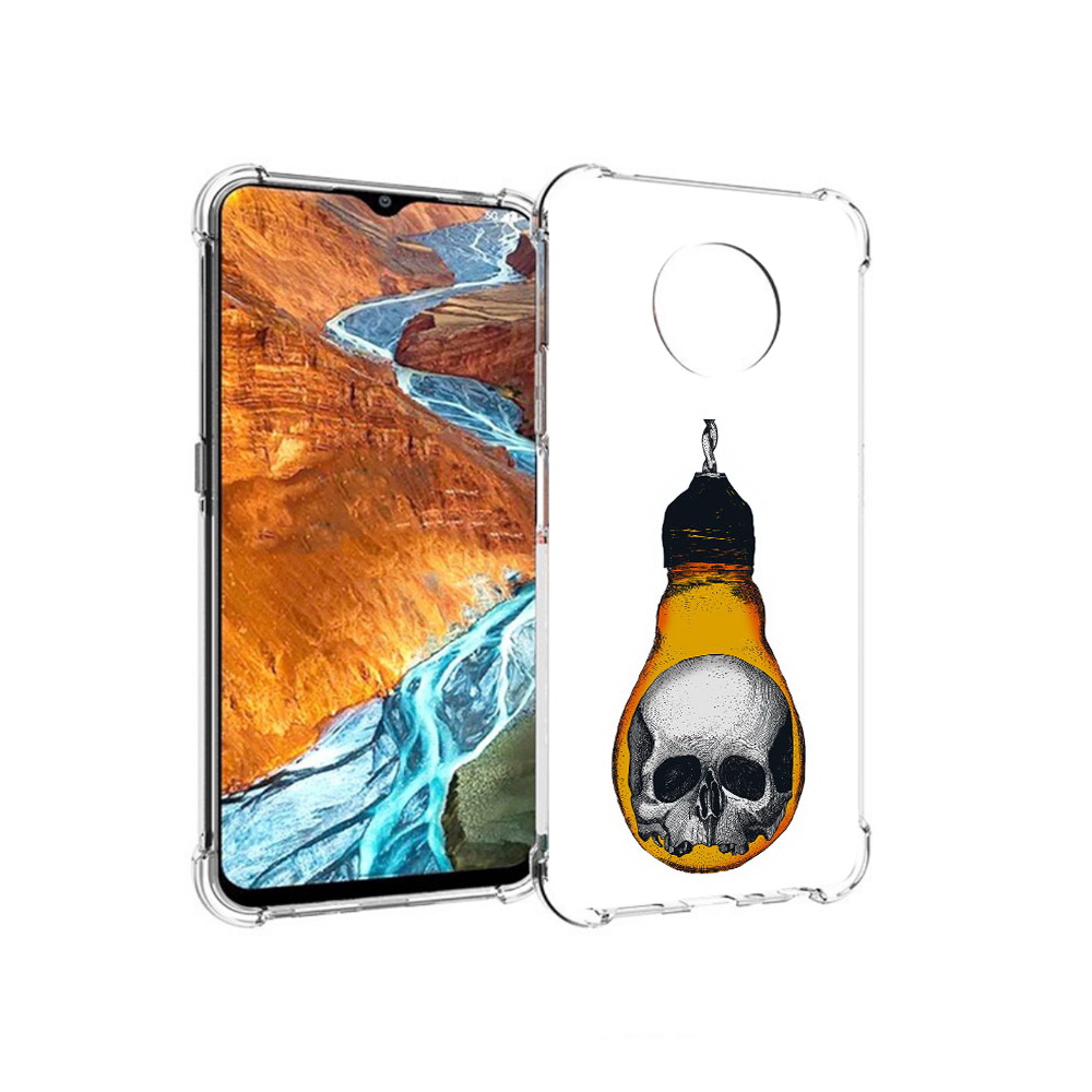Чехол MyPads Tocco для Nokia G300 череп в лампочке (PT224563.108.676)