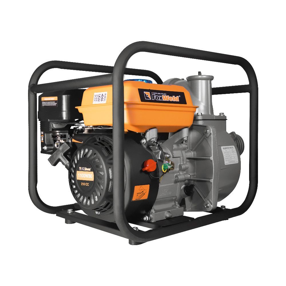 

Мотопомпа бензиновая FoxWeld 1100W80, 7251