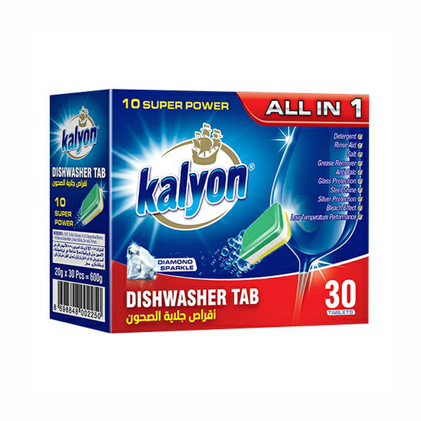 Таблетки Kalyon для посудомоечных машин 30 шт
