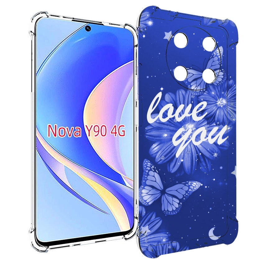 

Чехол MyPads Люблю-тебя-с-бабочками для Huawei Nova Y90 (CTR-LX1) / Enjoy 50 Pro, Tocco