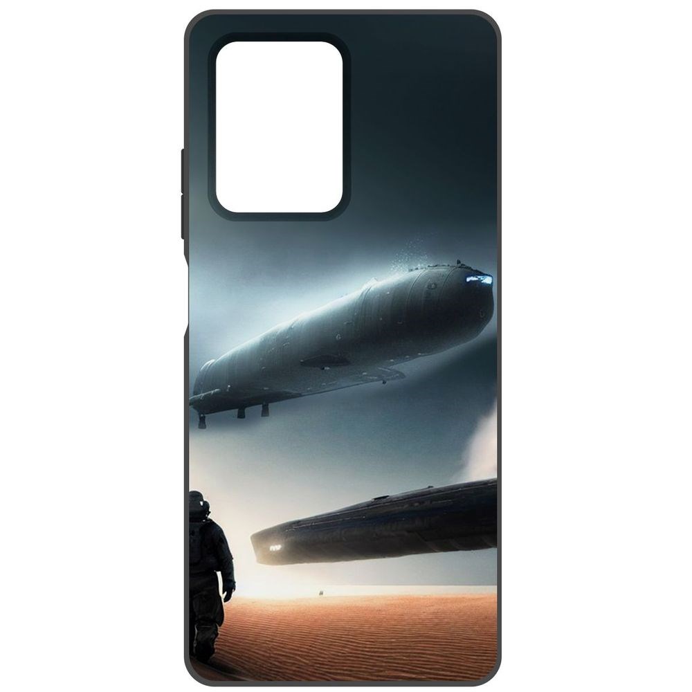 

Чехол-накладка Софт Пора лететь для Xiaomi Redmi Note 12, Черный