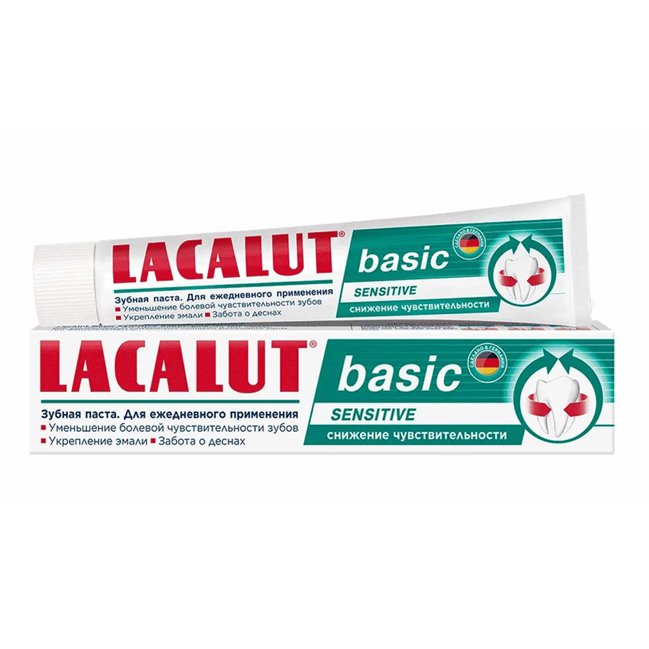 

Зубная паста Lacalut Basic sensitive 65 г