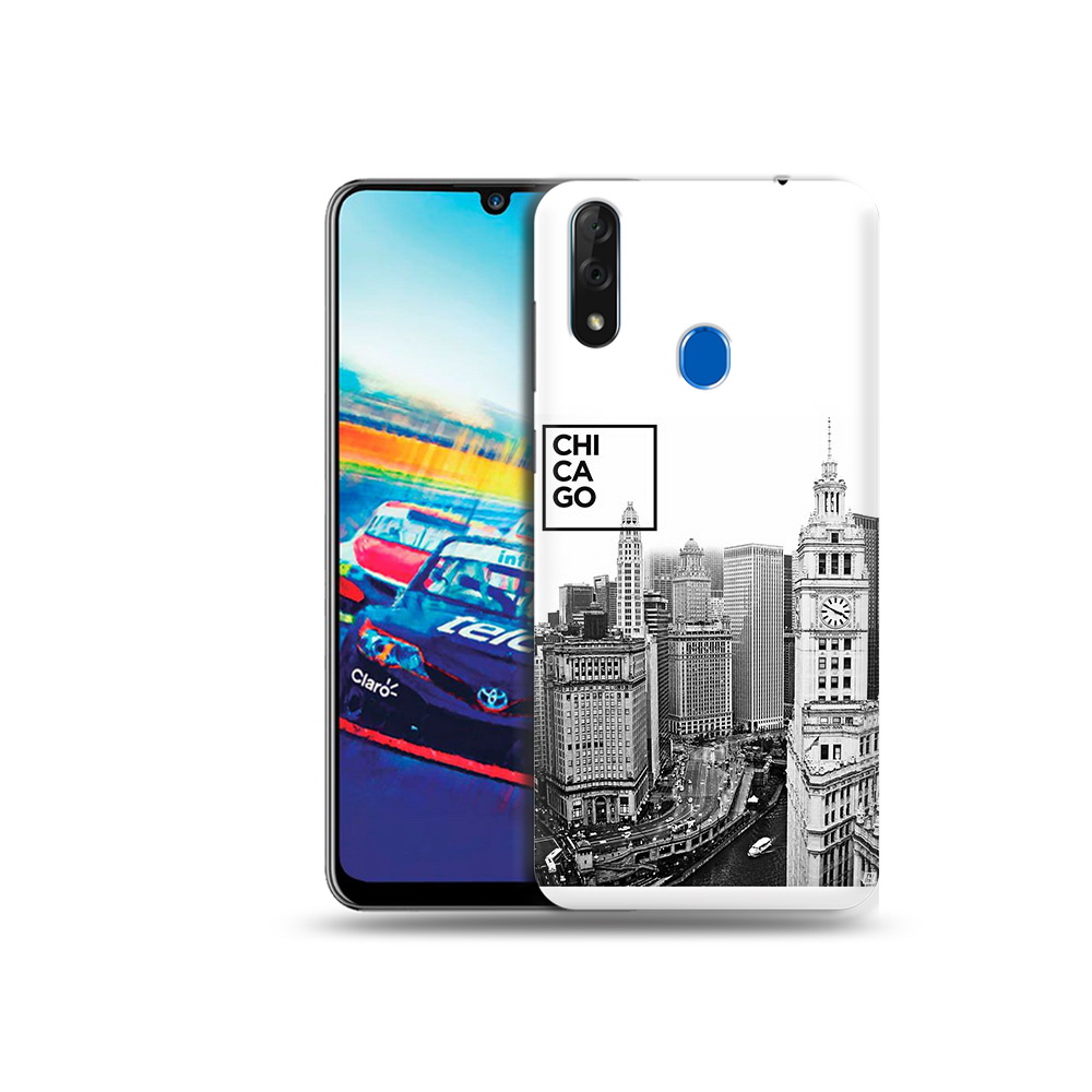 

Чехол MyPads Tocco для ZTE Blade V10 черно белый чикаго (PT136503.455.689), Прозрачный, Tocco