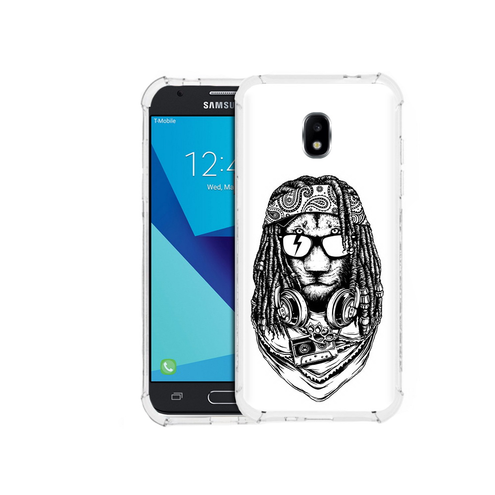 

Чехол MyPads Tocco для Samsung Galaxy J3 (2017) дреды льва (PT74067.575.338), Прозрачный, Tocco