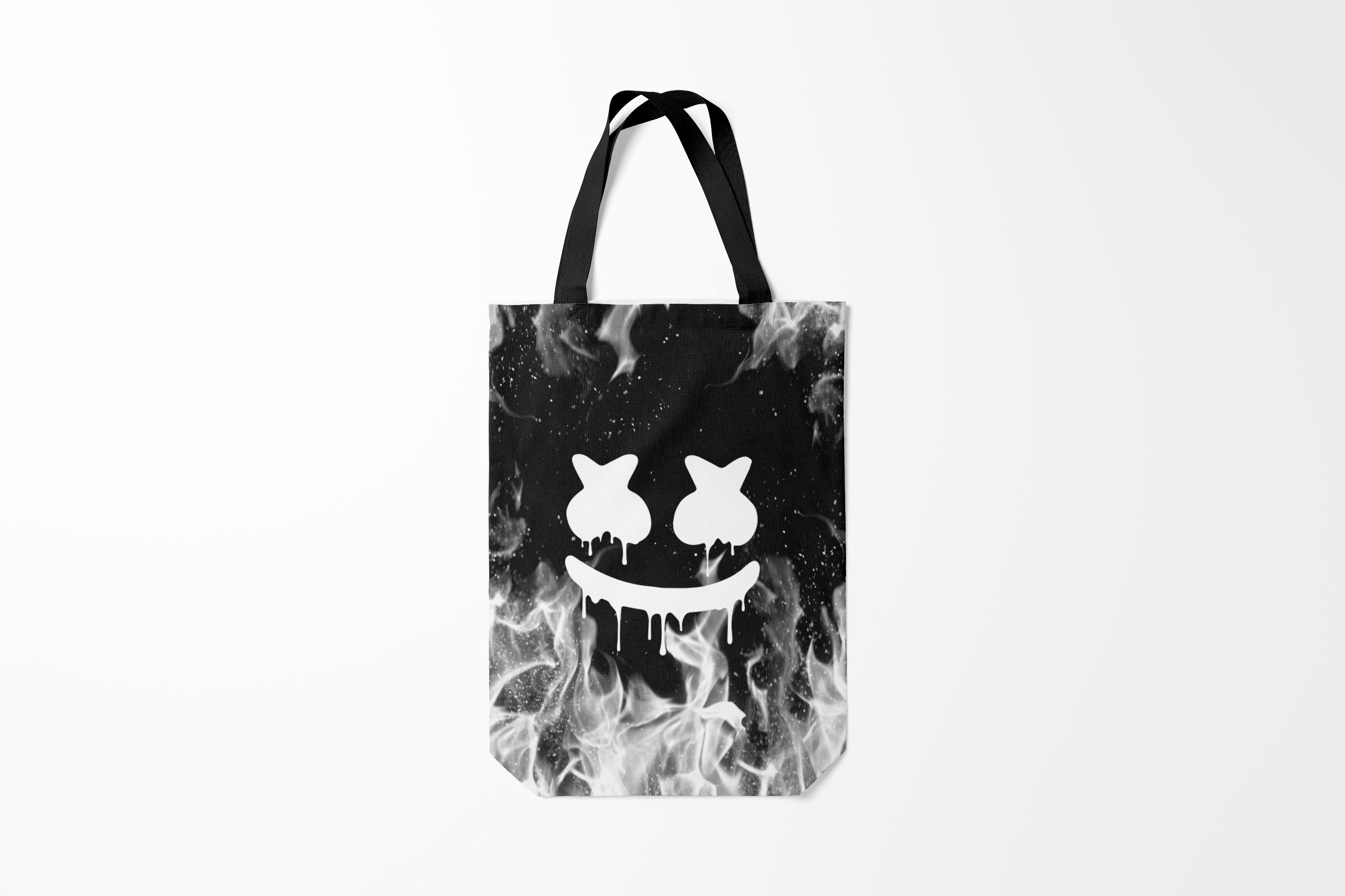 

Сумка шoппер унисекс Burnettie Marshmello SPACE, черный, Marshmello SPACE