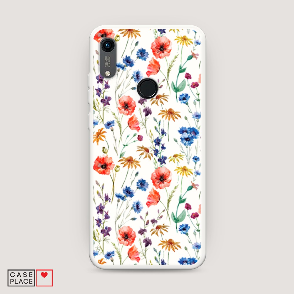

Чехол Awog "Маки и васильки фон" на Huawei Y6 2019/Huawei Honor 8a/8a Pro/Y6s, 68757-1