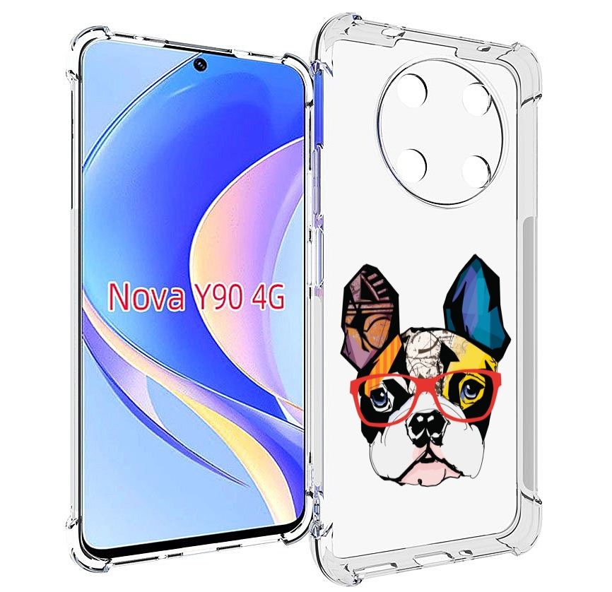 

Чехол MyPads Мопс-в-очках для Huawei Nova Y90 (CTR-LX1) / Enjoy 50 Pro, Tocco