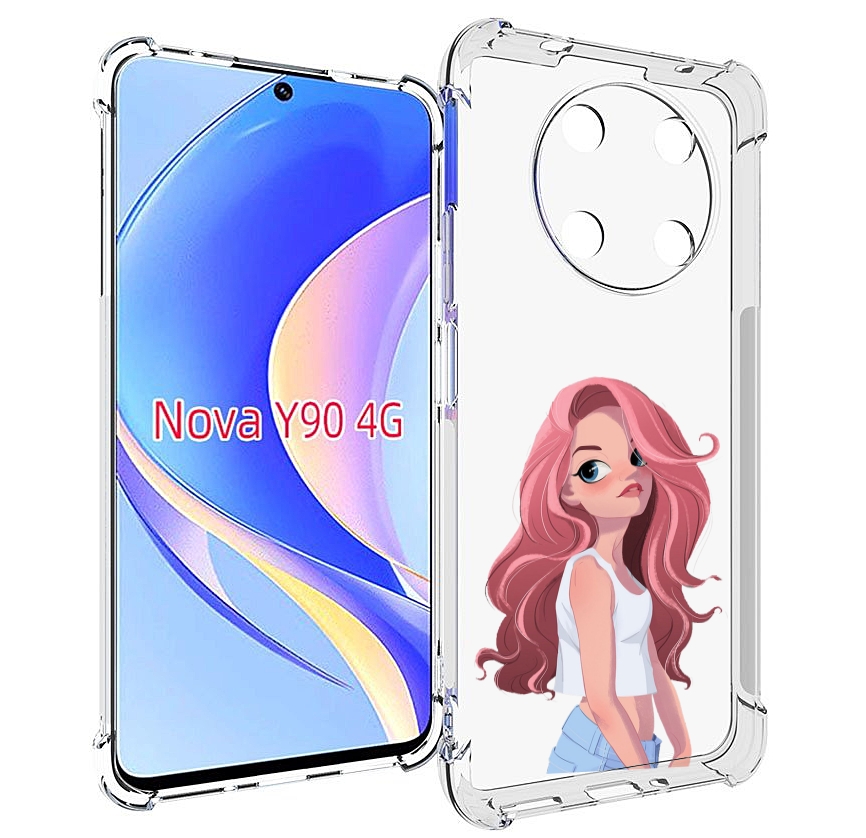 

Чехол MyPads Мультяшный-арт-девушки женский для Huawei Nova Y90 (CTR-LX1) / Enjoy 50 Pro, Tocco