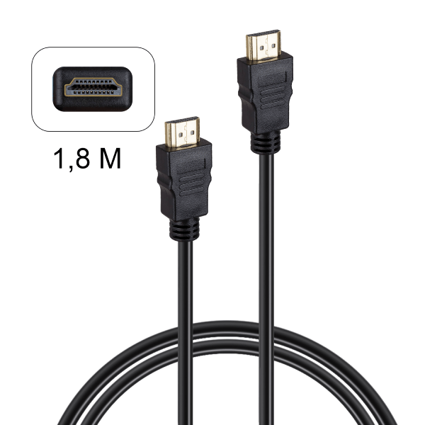 фото Кабель hdmi 1.8m 1080p bl-qt-1104 nobrand