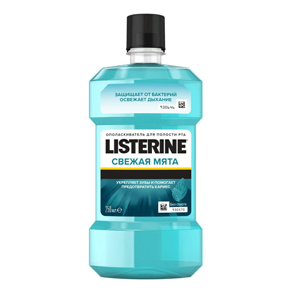 

Ополаскиватель для полости рта Listerine Свежая мята 250 мл