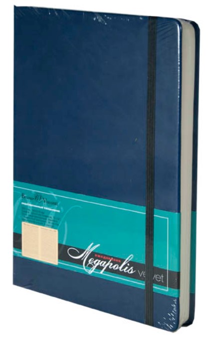 

Ежедневник 3468/01 Megapolis velvet недатированный