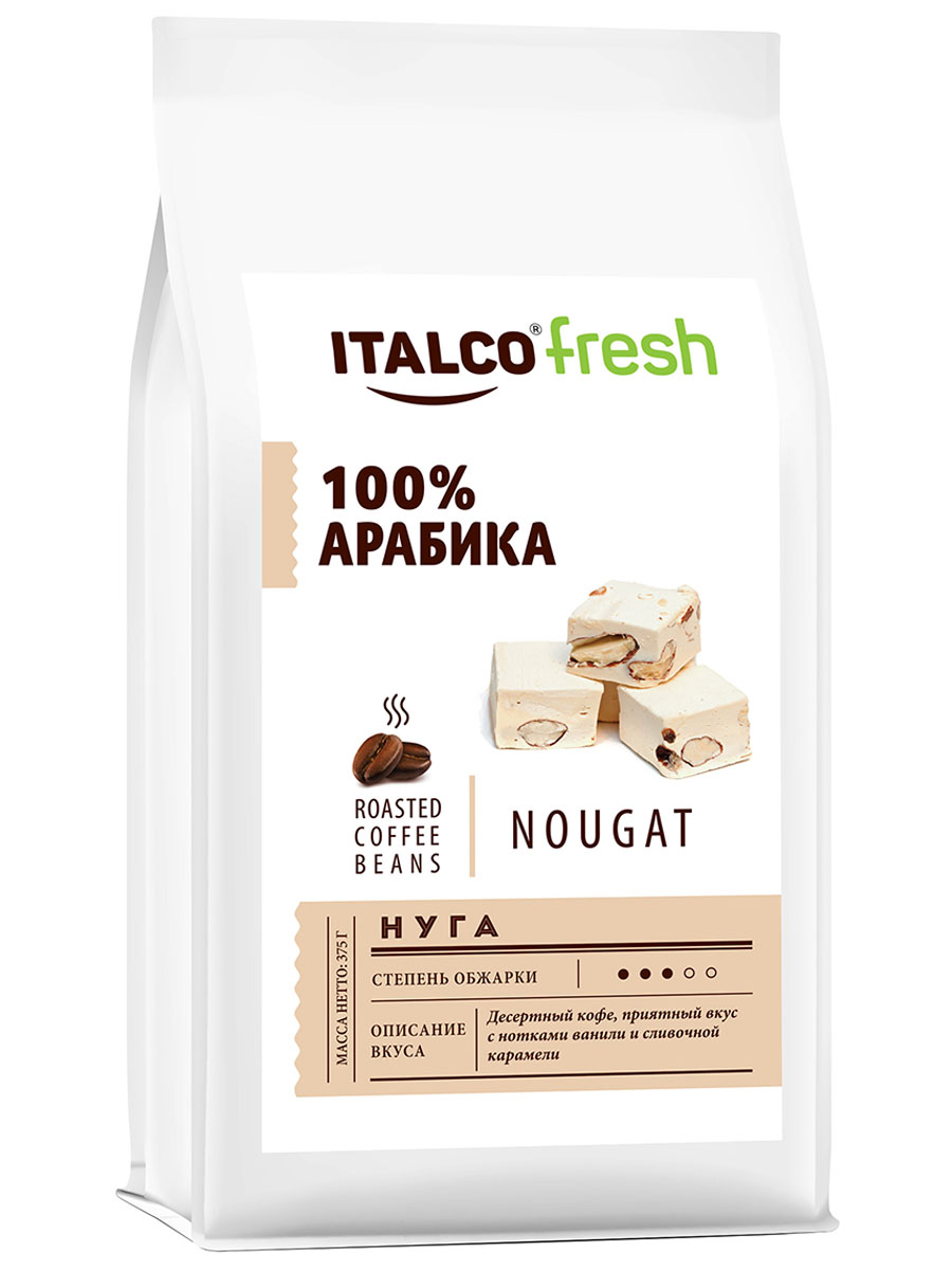 Кофе в зернах ITALCO Нуга (Nougat) ароматизированный, 350 г