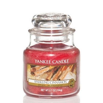 фото Свеча ароматическая yankee candle sparkling cinnamon сверкающая корица 25-40 ч