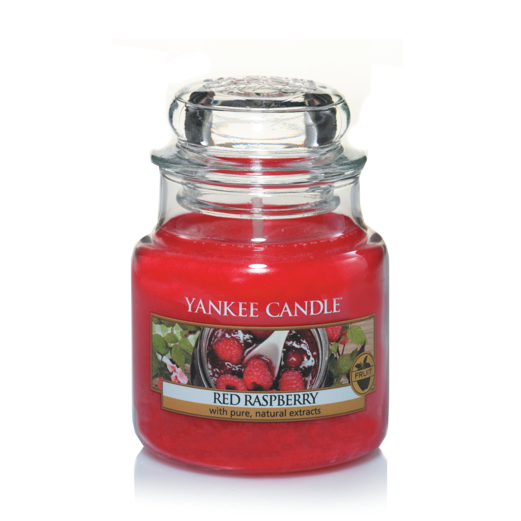 

Ароматическая свеча Yankee Candle Red Ruspberry Красная малина 25-40 ч, Small Jar