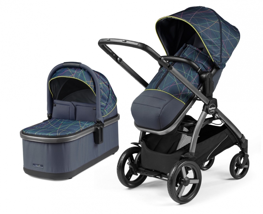 PEG PEREGO Коляска детская YPSI COMBO NEW LIFE ( шасси, прог. блок . люлька , адаптер )