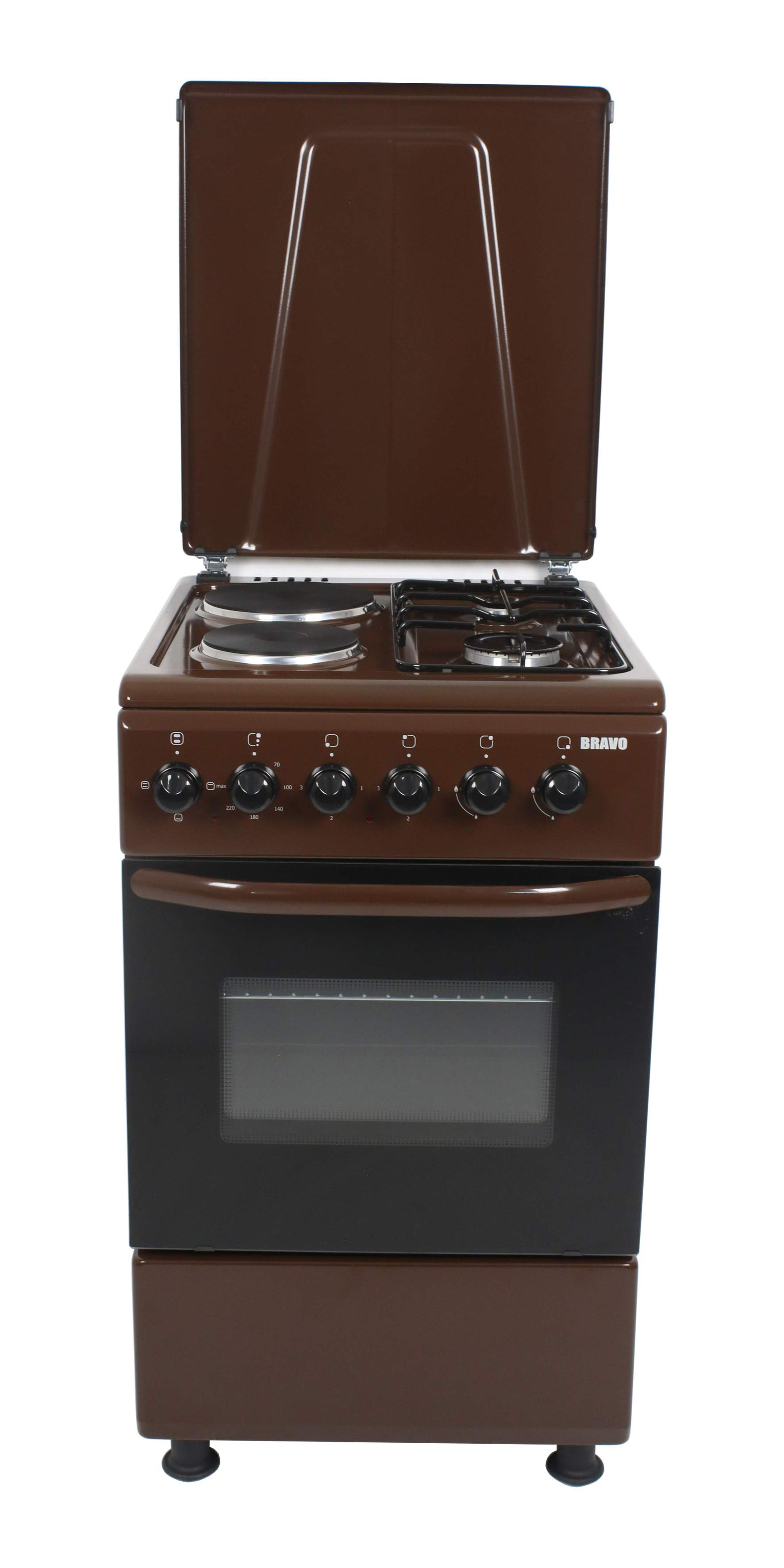 

Комбинированная плита BRAVO FO-E5622RD Brown, FO-E5622RD