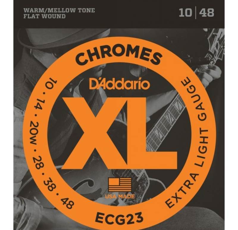 фото Струны для электрогитары d'addario ecg23