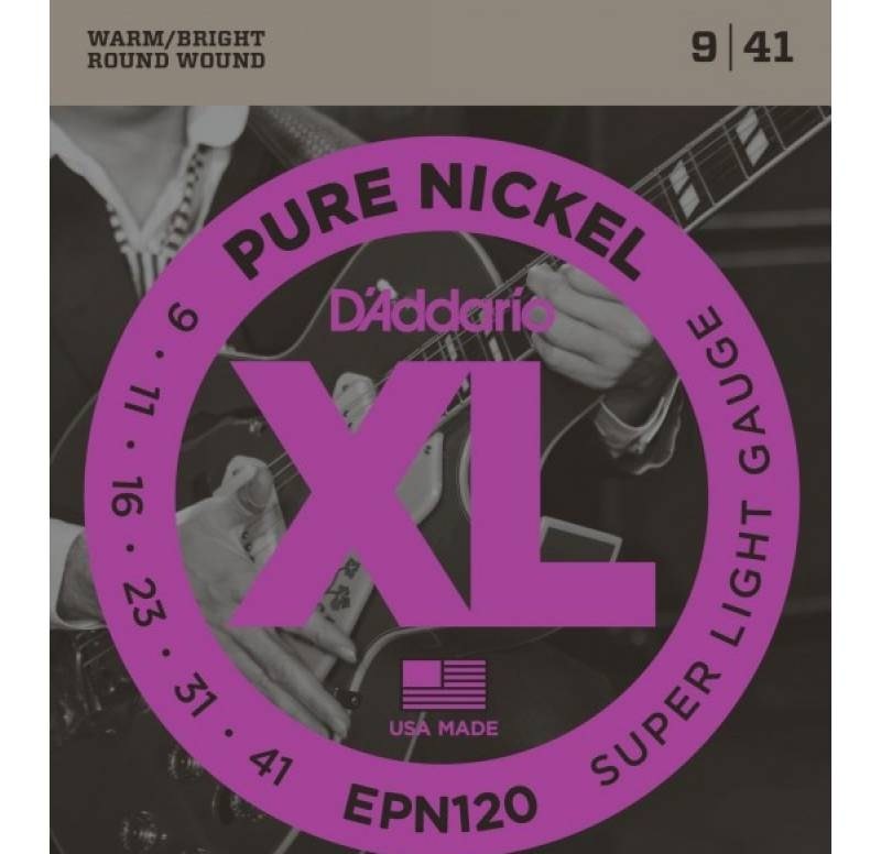 Струны для электрогитары D'ADDARIO EPN120