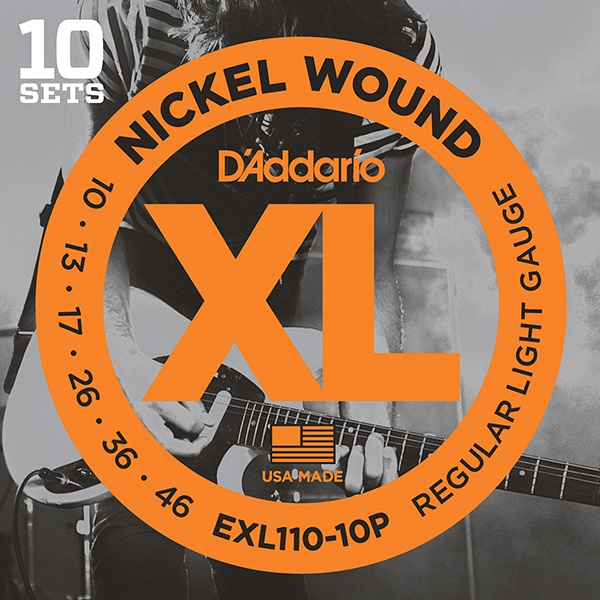 

Струны для электрогитары D'ADDARIO EXL110 10P