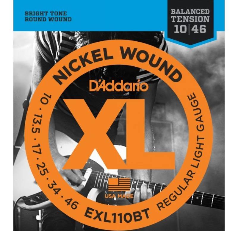 фото Струны для электрогитары d'addario exl110 bt