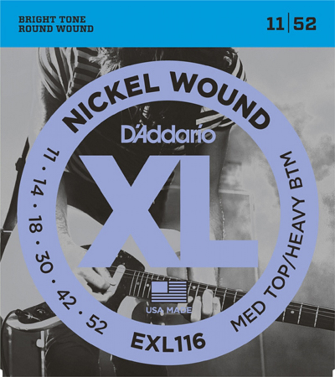 фото Струны для электрогитары d'addario exl116