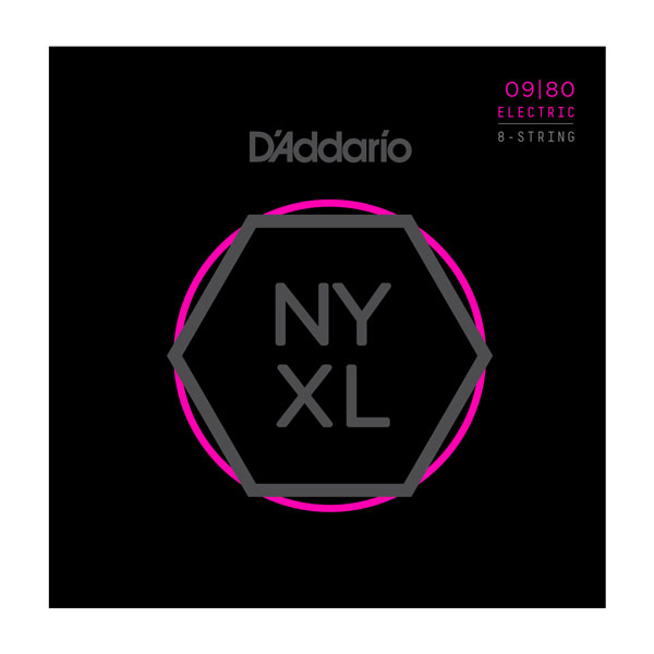 фото Струны для электрогитары d'addario nyxl0980