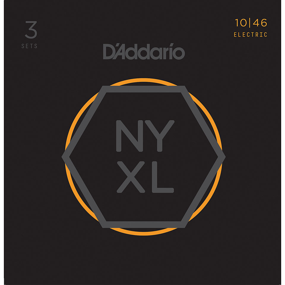 фото Струны для электрогитары d'addario nyxl1046 -3p