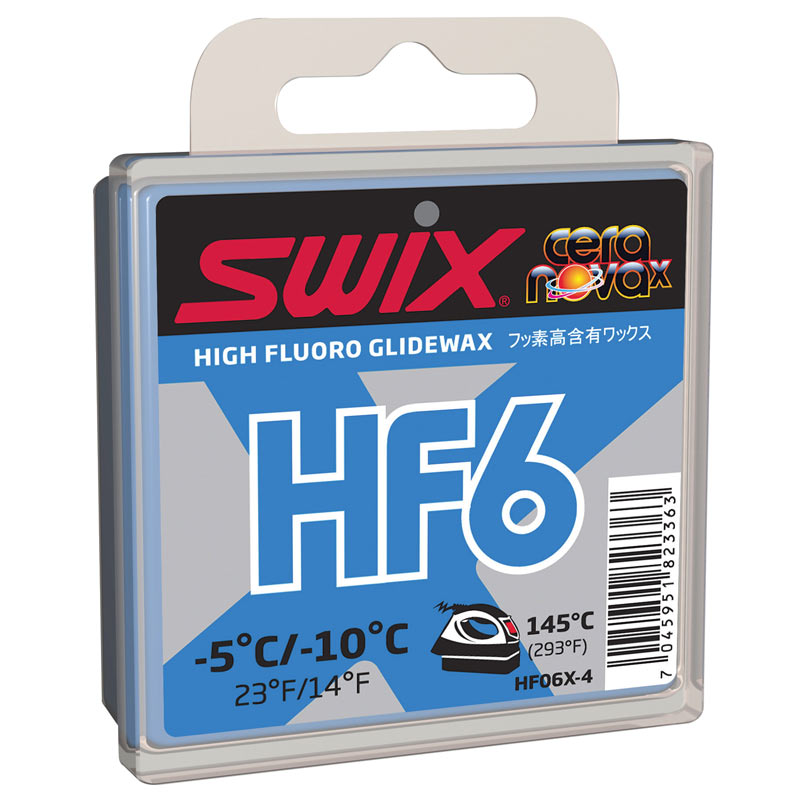 

Парафин Swix HF6X -5C/ -10C, синий, 40 гр.