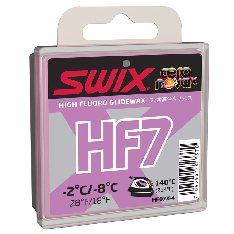 фото Парафин swix hf7x -2c/ -8c, фиолетовый, 40 гр.